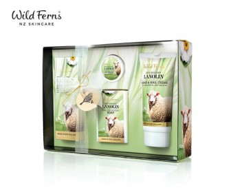 Wild Ferns 帕氏 绵羊油系列礼盒(乳液100ml+香皂135g+护手护甲霜85ml+唇膏18g) Wild Ferns 帕氏 绵羊油系列礼盒(乳液100ml+香皂135g+护手护甲霜85ml+唇膏18g)